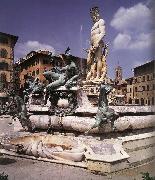 AMMANATI, Bartolomeo Fountain of Neptune oil
